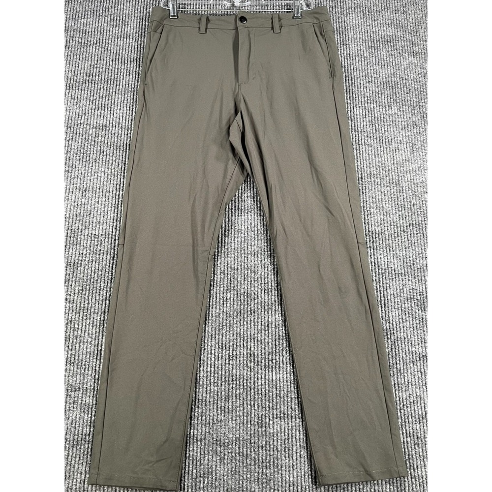 Cuts Clothing Pants Mens 30x32 Gray Chino Slim Fit Casual Performance Golf